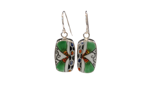 Art Deco Curtain Earrings