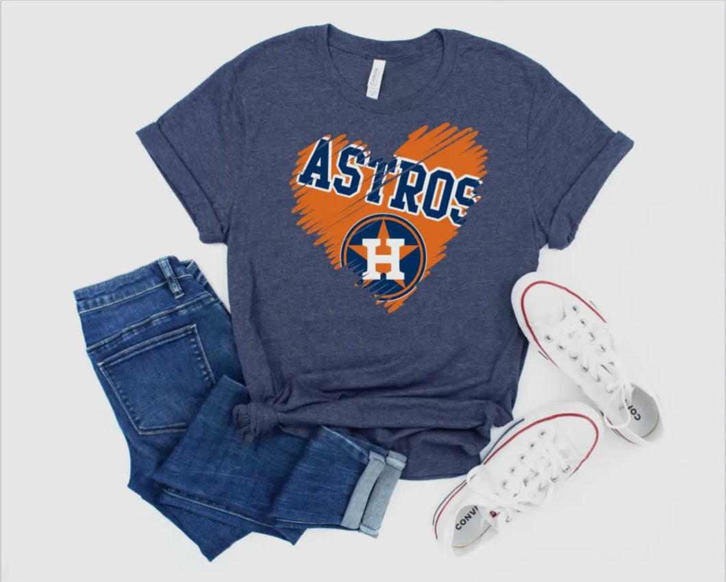 Astros Heart T-Shirt