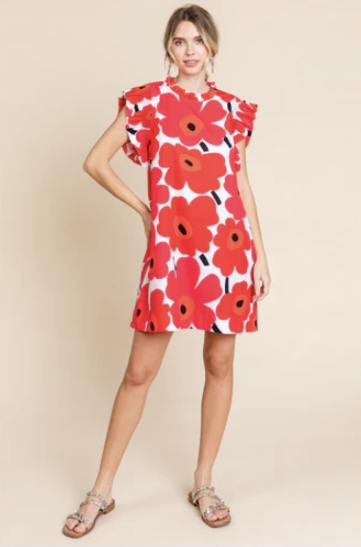 JODIFL Red Poppy Dress