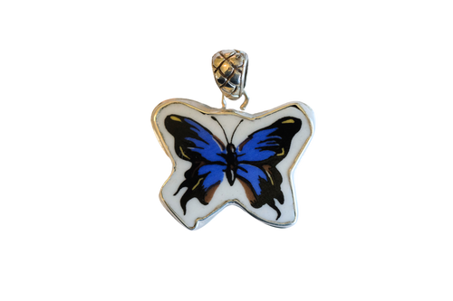 Blue Butterfly Pendant