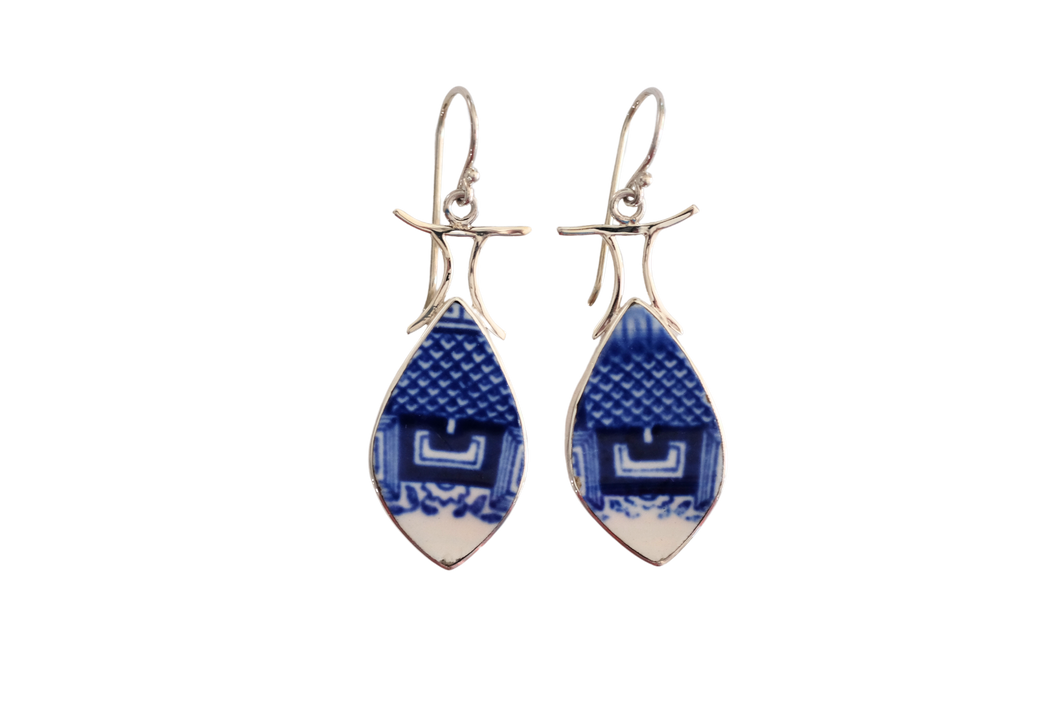 Blue Willow Earrings