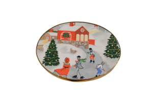 Christmas Skaters Belt Buckle