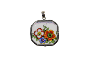 Cluster of flowers pendant