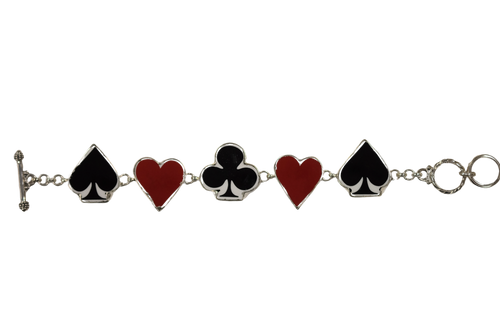 Double heart bracelet