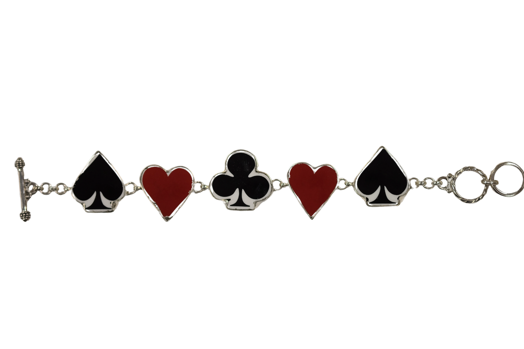 Double heart bracelet