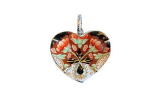 Floral Trio Heart Pendant