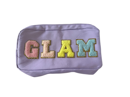 Glam makeup bag