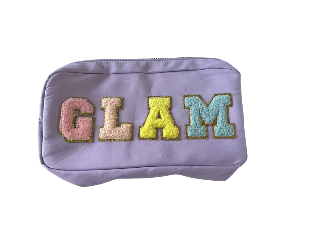 Glam makeup bag