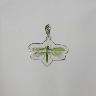 Green Dragonfly Pendant