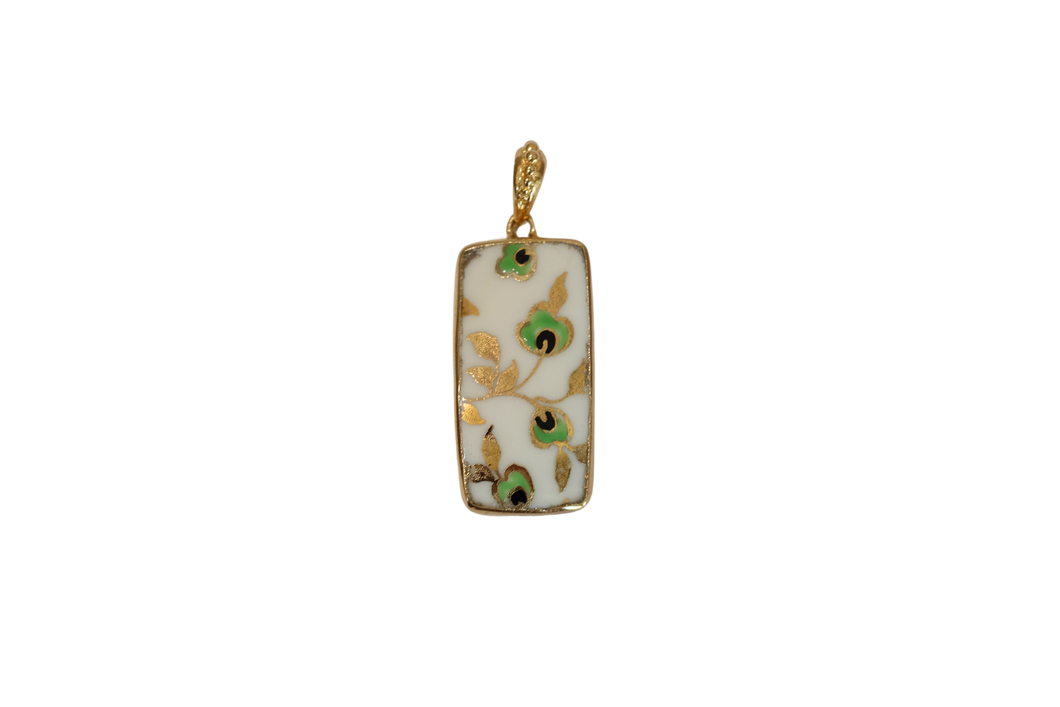 Green and Gold Pendant