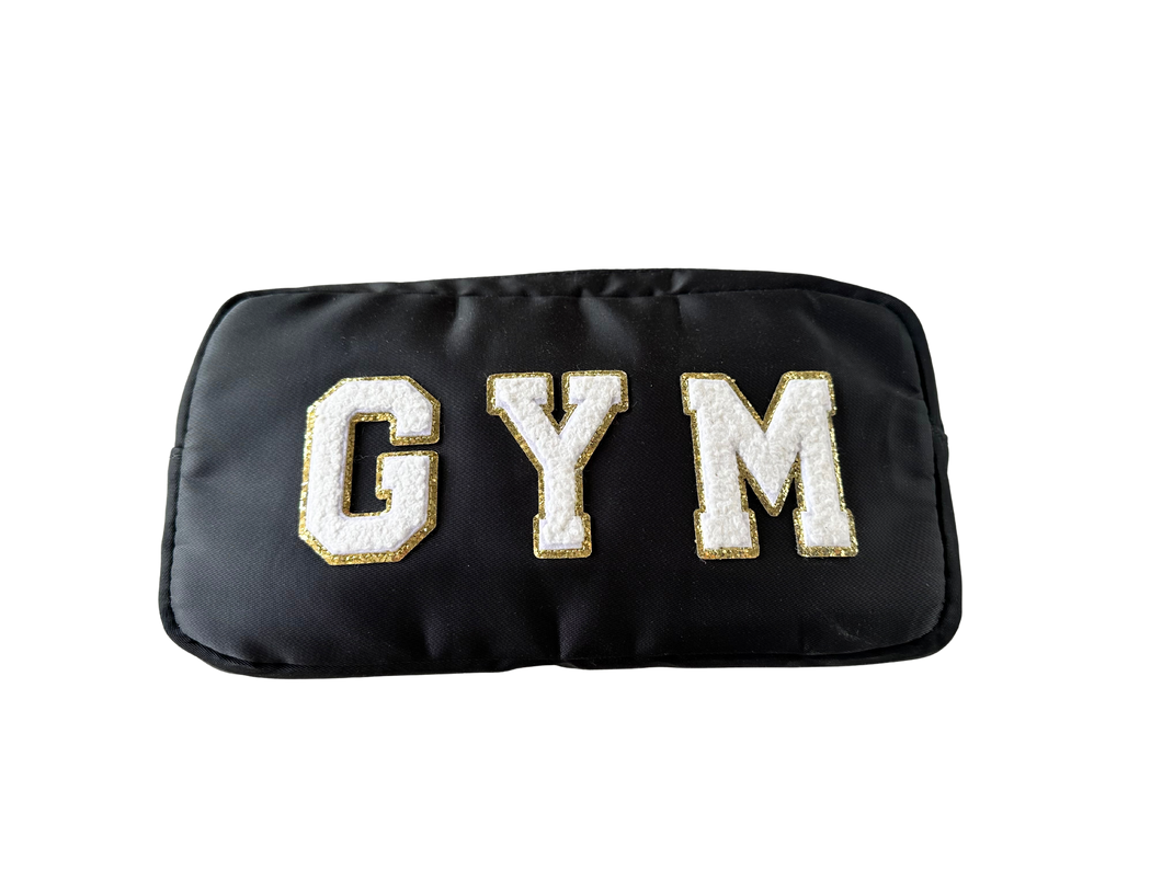 Gym makeup bag