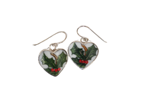 Heart Holly Earrings