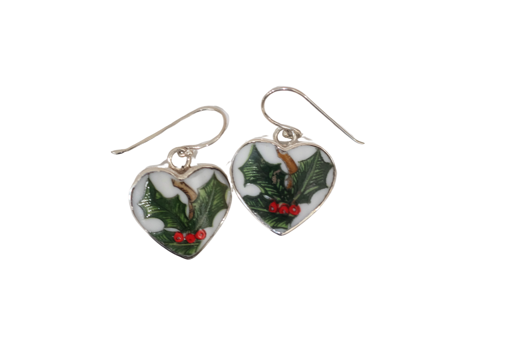 Heart Holly Earrings