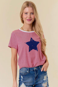 Striped Star T-Shirt