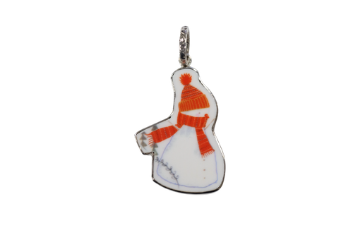 Large snowman pendant