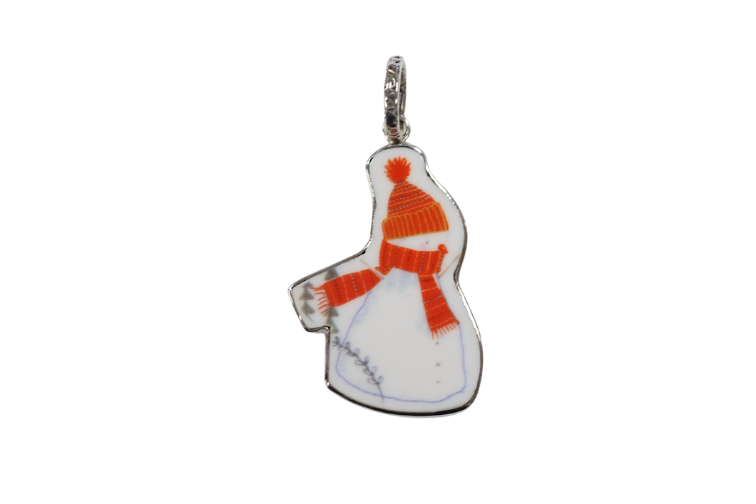 Large snowman pendant