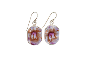 Lilac Dreams Octagon Earrings