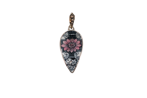 Little Bit of Pink Teardrop Pendant