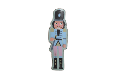 Minty Blue Nutcracker Pendant