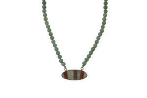 Muted Stripes Necklace