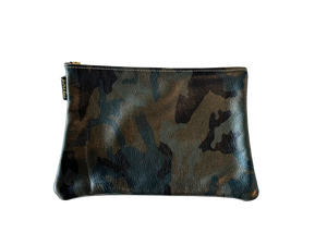 Olive camo pouch