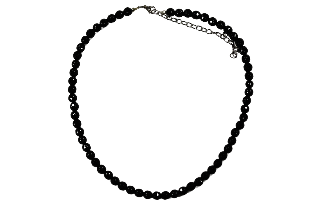 Onyx 6mm faceted beads