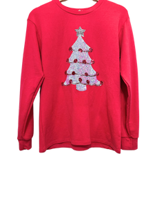 Pink Christmas Tree Sweatshirt