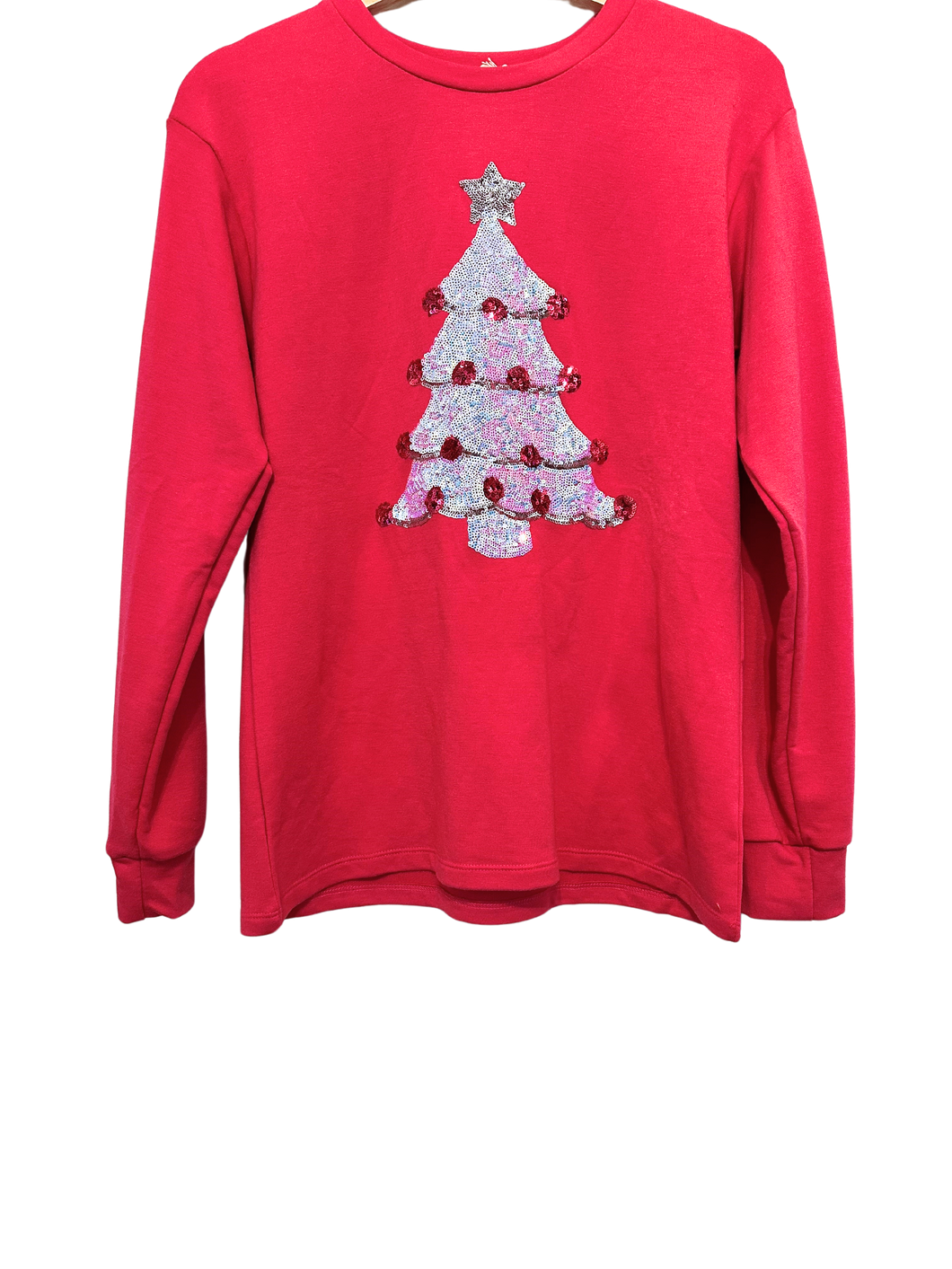 Pink Christmas Tree Sweatshirt