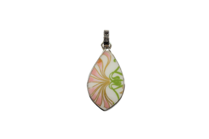 Pink flora pendant