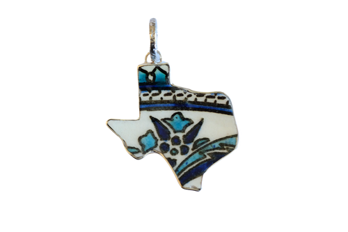 Pottery Texas Shape Pendant