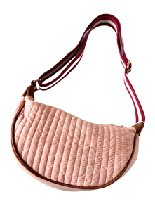 Quilted blush crossbody