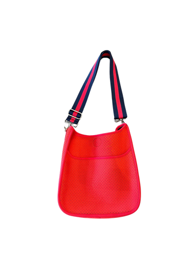 Red neoprene bag