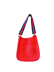 Red neoprene bag