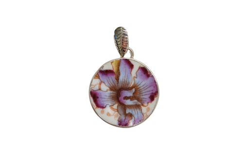 Round Lilac Dreams Pendant