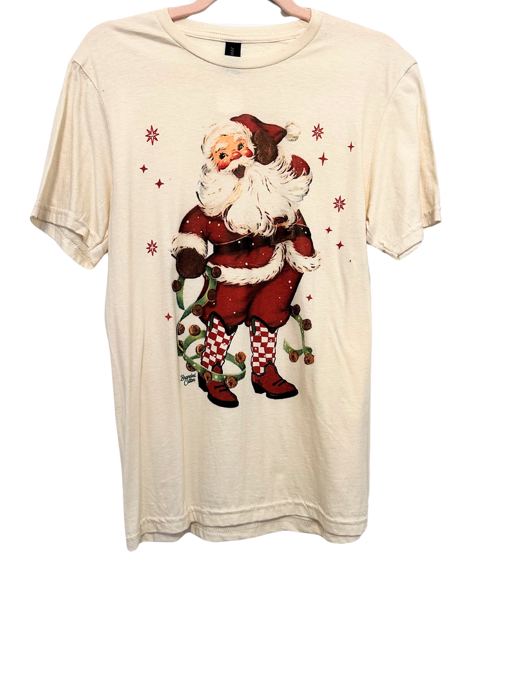 Santa with Boots T-shirt