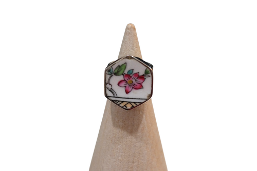 Size 5 Asian Floral Ring