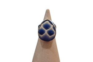 Size 5 Blue Scales Ring