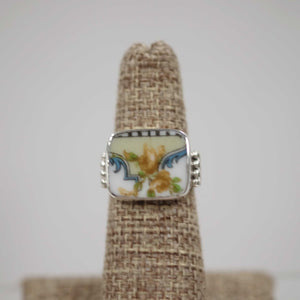 Size 6 Muted Floral Ring