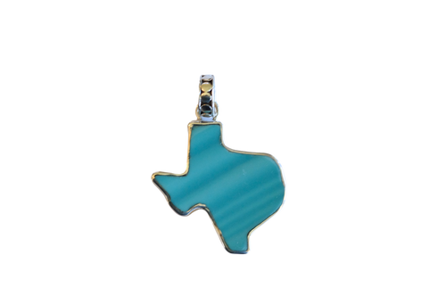 Small Turquoise Texas Shape Pendant