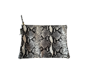 Snakeskin pouch