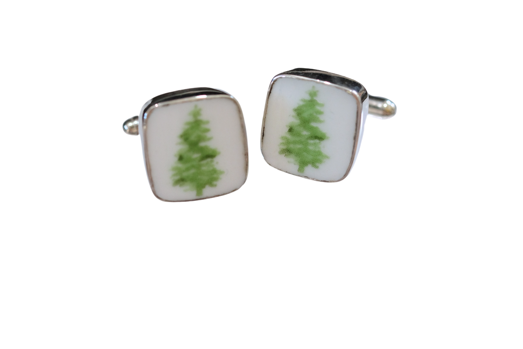 Snowy Tree Cufflinks