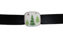 Snowy Trees Leather Bracelet