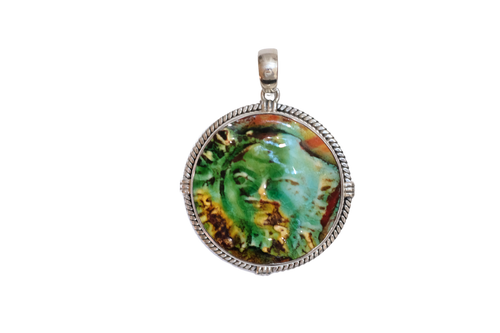 Sunny Face Medallion Pendant