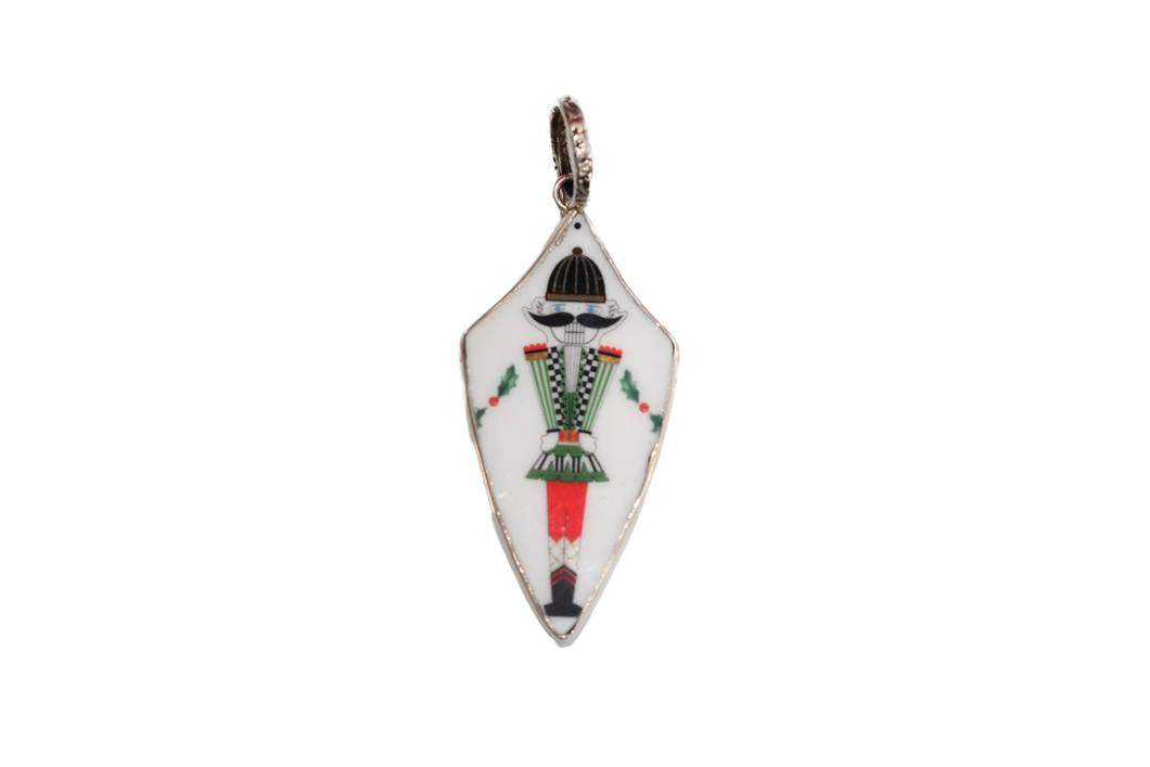 Totally Tikaa Green and Red Nutcracker Pendant