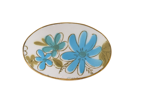 Turquoise Flower Trio Belt Buckle