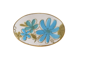 Turquoise Flower Trio Belt Buckle