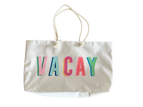 Vacay large tote bag