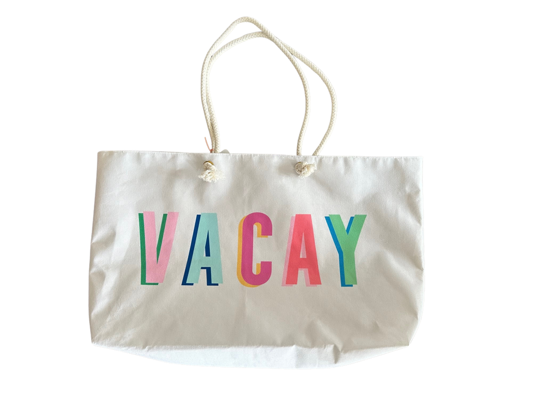 Vacay large tote bag