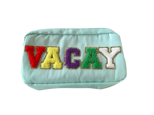 Vacay makeup bag