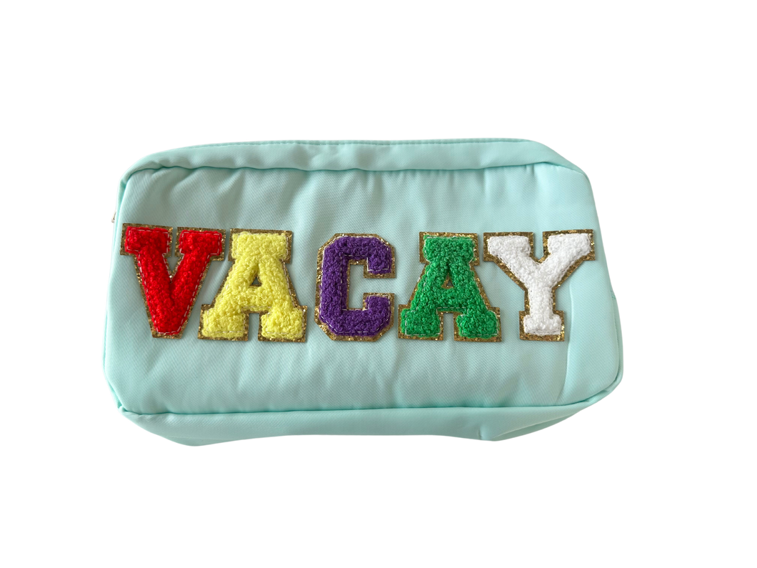 Vacay makeup bag